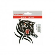 Pantēras galva ar tetovējumu 11x10cm