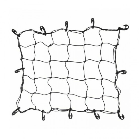 Siets bagāžas nostiprināšanai, ar 12 āķiem, 75x90cm