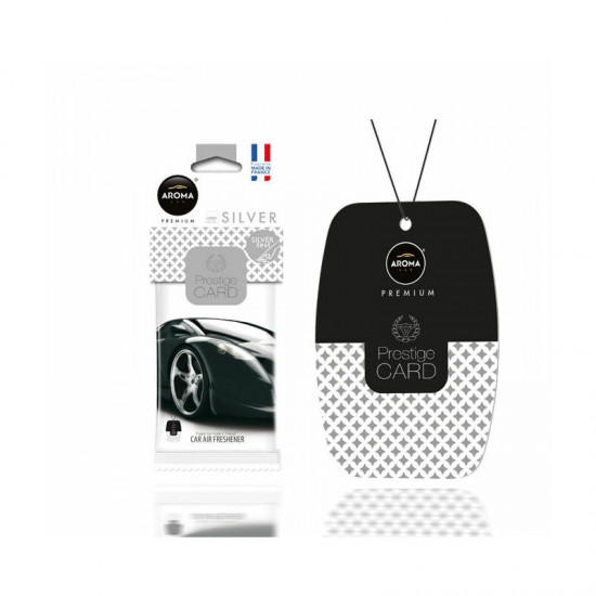 Aroma Car Gaisa atsv. Prestige Cellulose, Silver