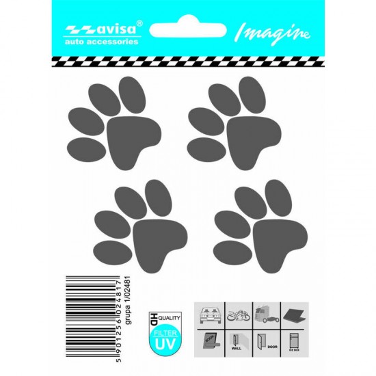 Pēdiņas, sudraba, 4gab.