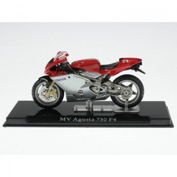 Modelīši - Motocikls MV Agusta 750 F4, 1:24, Atlas