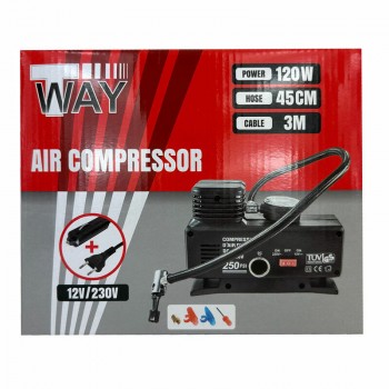 Gaisa kompresors 12V/220V 7Bar