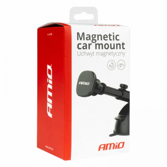 Telefona turētājs, magnētisks, izbīdāms, salokāms, ar piesūcekni