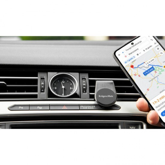 Telefona turētājs magnētisks ar klipsi, Kruger&Matz