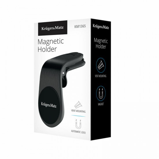 Telefona turētājs magnētisks ar klipsi, Kruger&Matz