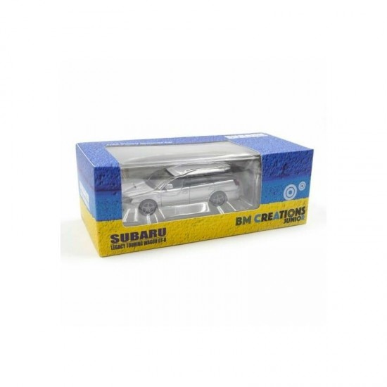 Modelīši - Subaru Legacy Touring Wagon, 2002, 1:64, sudrabs, BMC