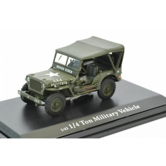 Modelīši - Jeep Willys 4x4 Soft top, Cararama,1:43