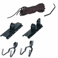 Velosipēdu turētājs, stiprināms pie griestiem