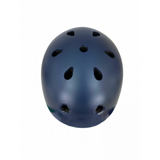 Velo ķivere BMX bērnu, tumši zila, izmērs S