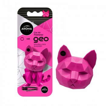 Aroma gaisa atsvaidzinātājs, polimēra, GEO CAT, Sparkling Cherry