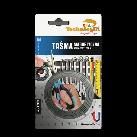 Technicqll Magnētiskā līmlenta, 1m x 2cm x 1.5mm