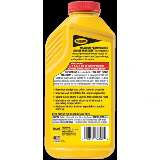 Rislone Dzinēja tīrītājs, uzlabo un aizsargā 500ml