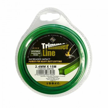 Aukla trimmerim kvadrātveida 2.4mmx15m