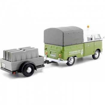 Modelīši - VW T1 Pickup ar piekabi, 1:24, MotorMax