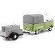 Modelīši - VW T1 Pickup ar piekabi, 1:24, MotorMax