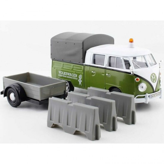 Modelīši - VW T1 Pickup ar piekabi, 1:24, MotorMax