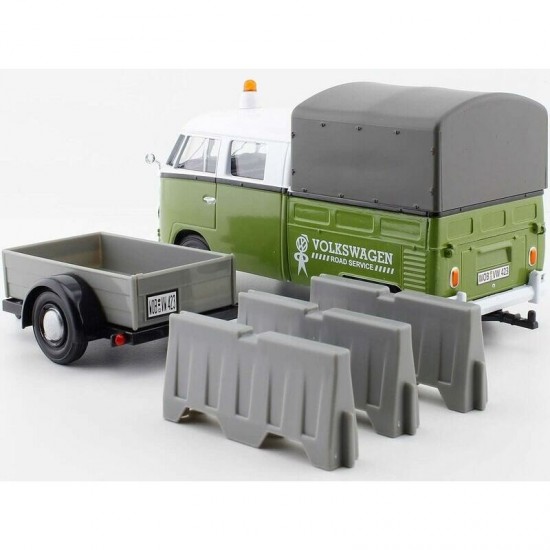 Modelīši - VW T1 Pickup ar piekabi, 1:24, MotorMax