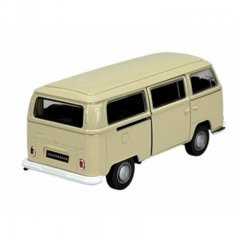 Modelīši VW Bus T2 1972, bēšs, 1:34, Welly