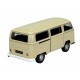 Modelīši VW Bus T2 1972, bēšs, 1:34, Welly