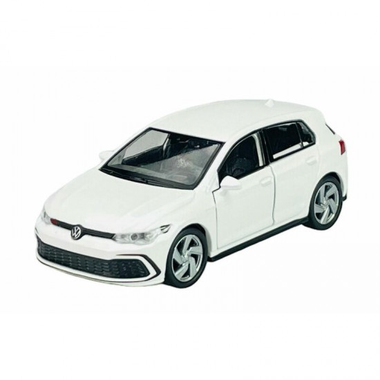Modelīši VW Golf 8 GTI, balts, 1:34, Welly