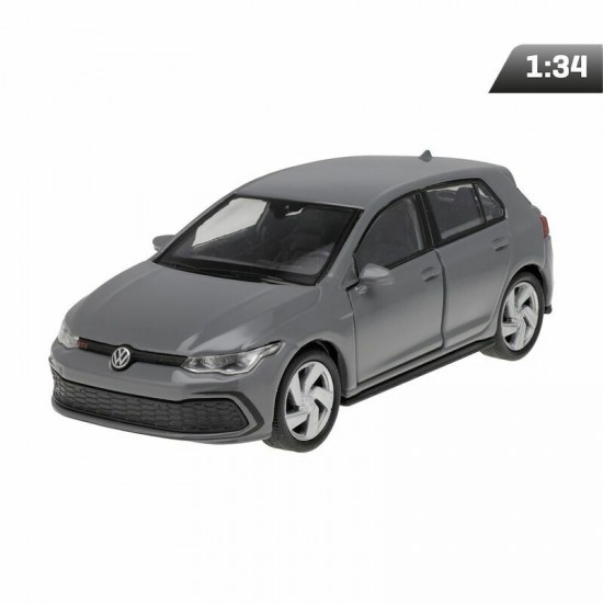Modelīši VW Golf 8 GTI, pelēks, 1:34, Welly