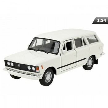 Modelīši FIAT 125P kombi, balts, 1:34, Welly