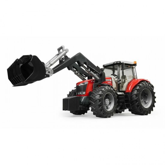 Rotaļlieta Massey Fergusson 7600 ar frontālo iekrāvēju