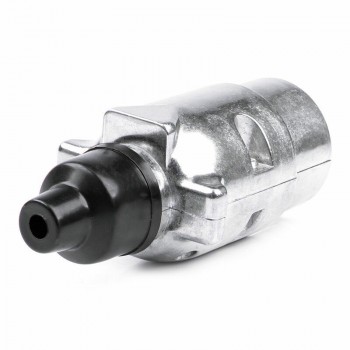 Automašīnas piekabes kontaktdakša ar 7 kontaktiem, alumīnija, 12V, blisterī