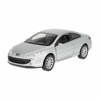 Modelīši Peugeot Coupe 407, sudrabs, 1:34, Welly