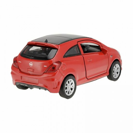 Modelīši Opel Corsa, sarkans, 1:34, Welly