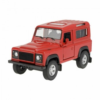 Modelīši Land Rover Defender, sarkans, 1:34, Welly