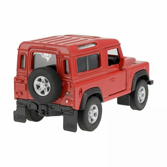Modelīši Land Rover Defender, sarkans, 1:34, Welly
