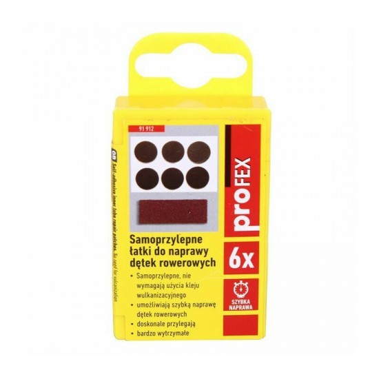 Velo kameru pašlīmējošie ielāpi, 6gab.