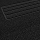 Paklājiņu komplekts, auduma, melns, 4.gab. universāls4