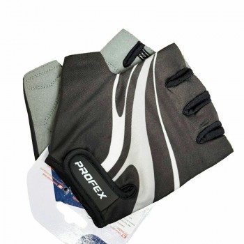 Velo cimdi ar pelēku, izmērs L/XL