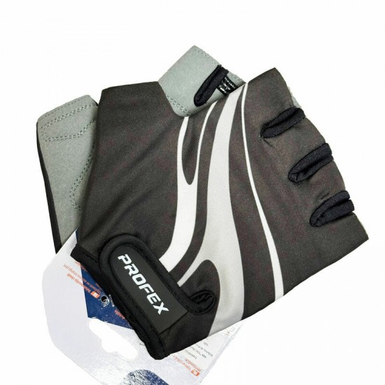 Velo cimdi ar pelēku, izmērs L/XL