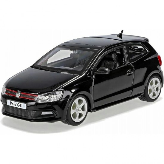 Modelīši - VW Polo GTI Mark5, 2010, 1:24, Burago, melns