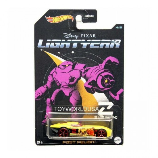 Modelīši - Fast Felion Disney Pixar, 1:64, HotWheels