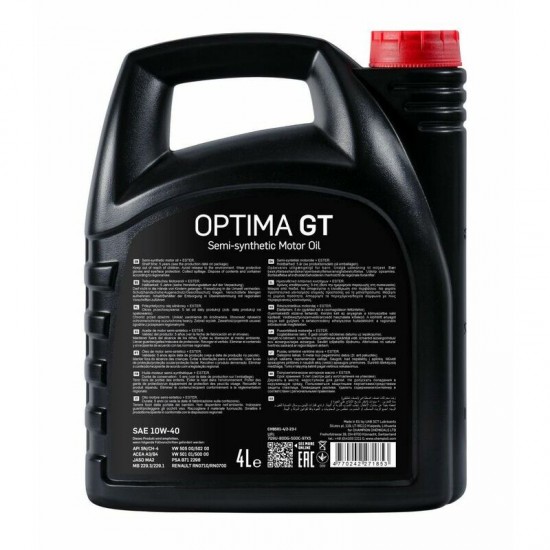 CHEMPIOIL Motoreļļa Optima GT 10W-40, 4L
