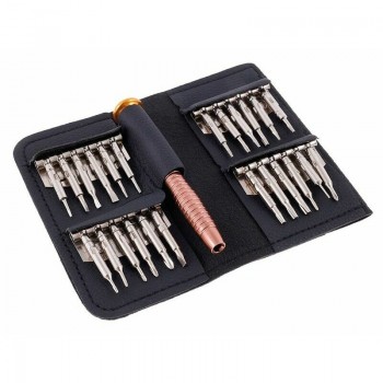 Mikro skrūvgriežu komplekts, 25 uzgaļi