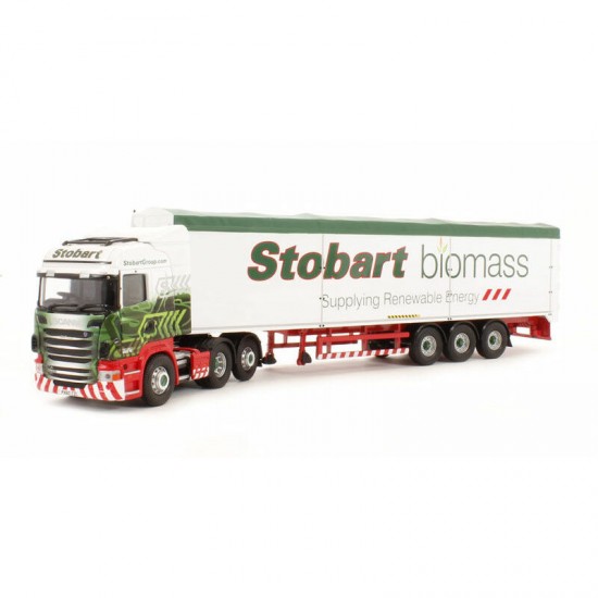 Modelīši - Scania R440 Highline ar puspiekabi Stobart, 1:76, Atlas