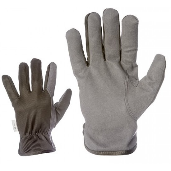 Darba cimdi AMARA ādas ar flīša oderi, 10.izmērs