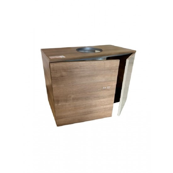 Skapītis izlietnei 80x40 ar hrom.kājām, QUADRATUS