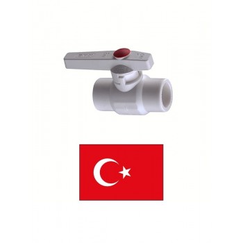 PPR lodveida ventilis dn 63 917 (pelēks), DN63