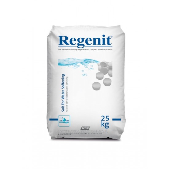 Filtru sāls tabletes 25kg REGENIT, 25KG