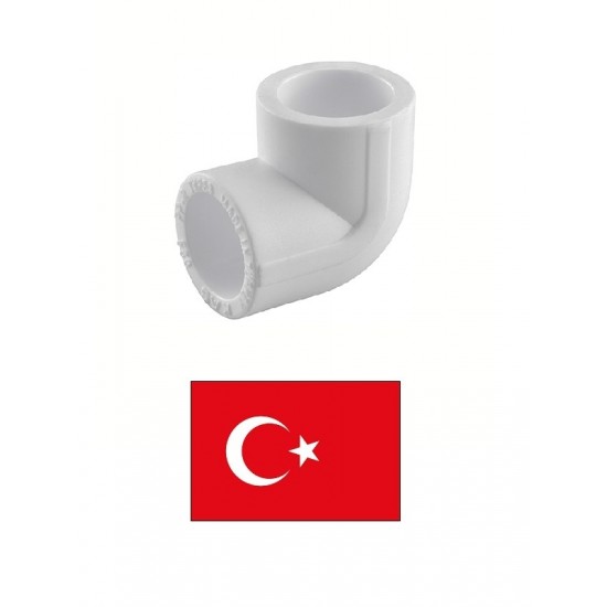 PPR līkums 90^ I-I 901 (pelēks), DN40