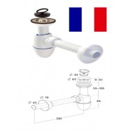Sifons ar noteci,trub.,šķīvīti 0202138, 11/4X40