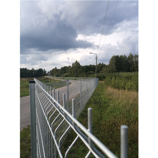 Žoga panelis 3D 50*200/5mm, ZN pēc metināšanas H 1.53m; Ø 5mm; L 2.5m