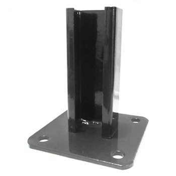 Staba pēda 40*60mm (max staba sieniņa 1.5mm) RAL7016 pelēks 40*60; 125*125mm;