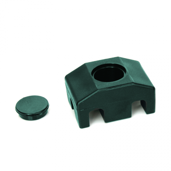 Paneļa stiprinājums 40*30 / Ø6 RAL6005 zaļš 40*30/Ø6mm